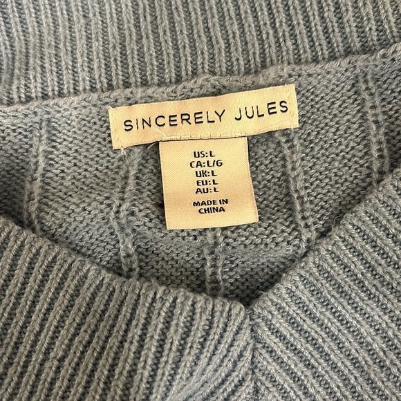 Sincerely Jules sweater vest, Size L - Picture 3 of 3
